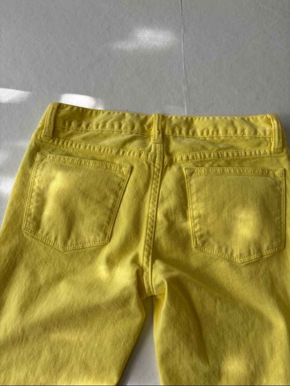 J. Crew Bright Yellow Toothpick Ankle Jeans - Picture 4 of 7